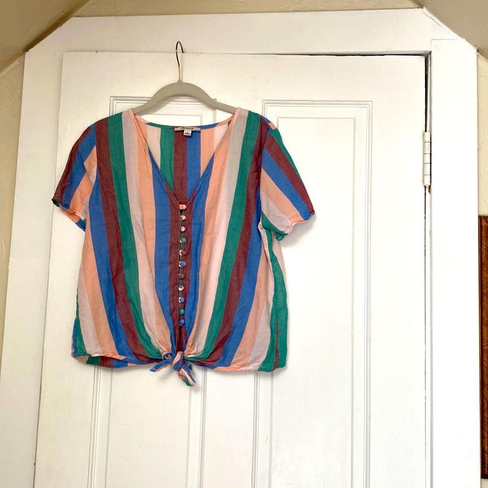 Colorful Madewell Top